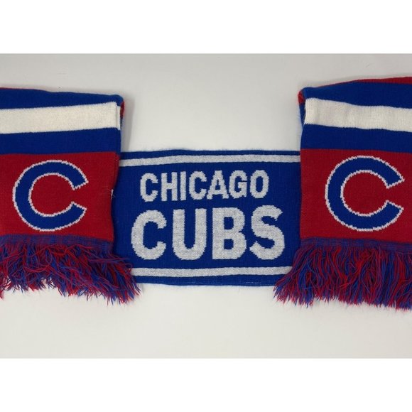 Forever Collectibles Other - Chicago Cubs MLB Forever Collectibles Blue Knitted Scarf 57"x7"